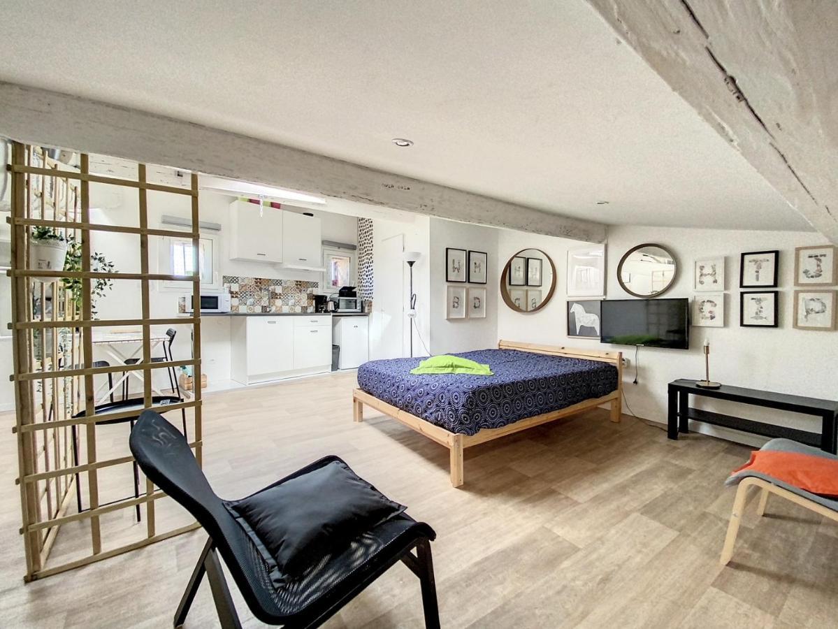 Grand St Pierre Studio Mansarde Atypique Climatise Sète Kültér fotó
